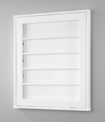 Wall Mounted Drying Rack - White
