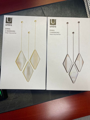 Umbra Trio Decorative Diamond Mirror Set