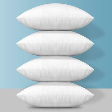 18 x 18 Inches Throw Pillow Inserts - Set of 4