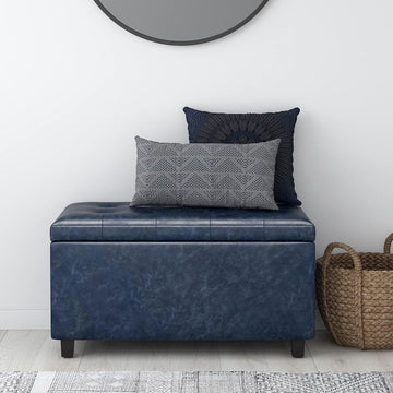 34" Cosmopolitan Storage Ottoman