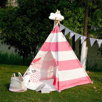 Children's Canvas Tepee Set with Travel Case