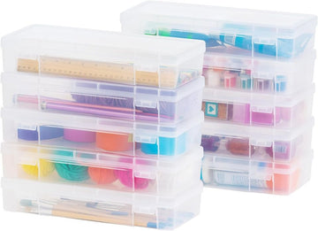 Large Plastic Hobby Art Craft Supply Oraganizer - 10 Pack