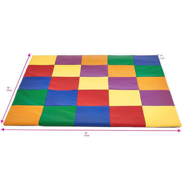 1.5" Patchwork Square Play Mat - 58" x 58"