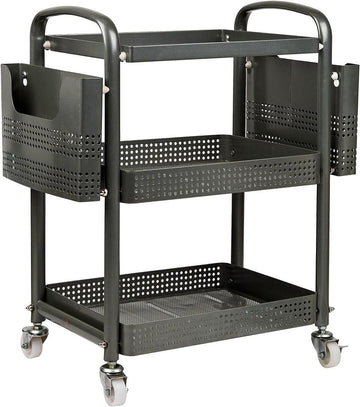 Heavy Duty Metal Mobile File Cart