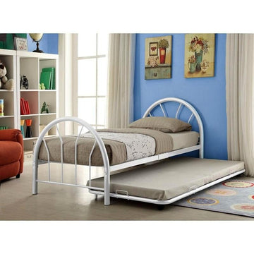 Cailyn Twin Trundle in White Metal
