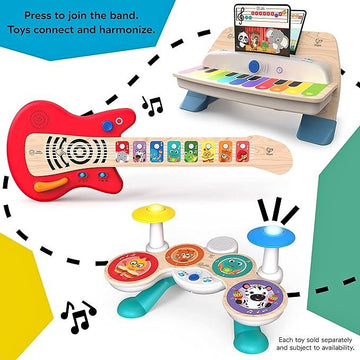 Baby Einstein Together in Tune Piano Safe Wireless Wooden Musical Toddler Toy