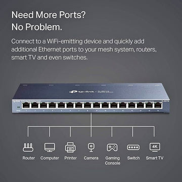 TP-Link 16 Port Gigabit Ethernet Network Switch