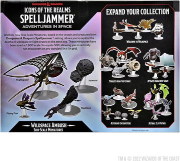 D&D Icons of The Realms: Ship Scale: Welcome to Wildspace (Set 24) – 4 Miniatures by WizKids
