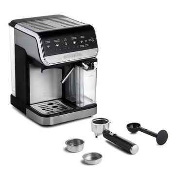 Gourmia 8-in-1 One-Touch Espresso, Cappuccino, Latte & Americano Maker with Automatic Frothing