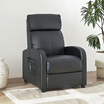 Harrison Pushback Recliner with Massage Backrest