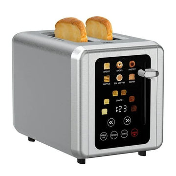 2 Slice Touchscreen Toaster - Stainless Steel Toaster with Wide Slot