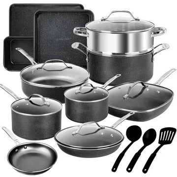 Granite Stone 20 Piece Complete Cookware Set