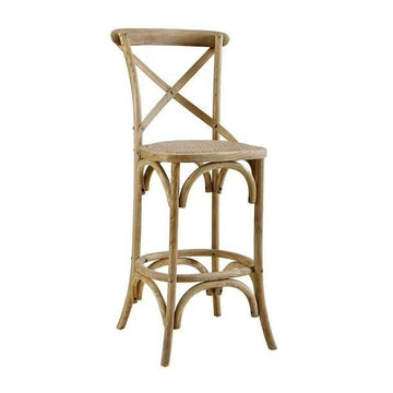 Linon Hattie Gray Wash Counter Stool (ONE)