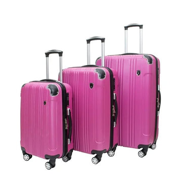 3-Piece Hard Shell Rolling Suitcase Set