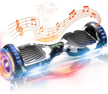 6.5" Camo Black Hoverboard with Music Speaker