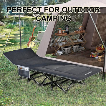 Portable Camping Cot for Adults - 450lb Capacity