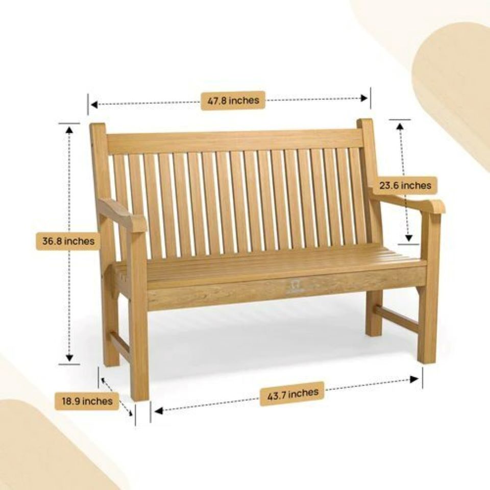 Outdoor Patio Bench - Polystyrene Construction