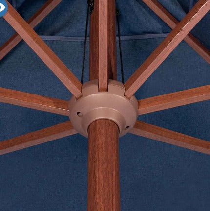 10' Square Sunbrella® Umbrella - Navy Blue