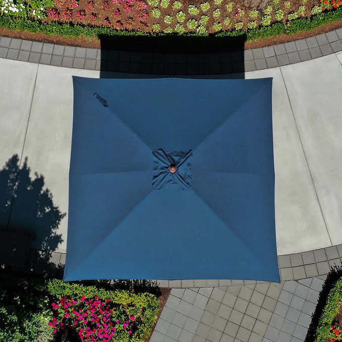 10' Square Sunbrella® Umbrella - Navy Blue