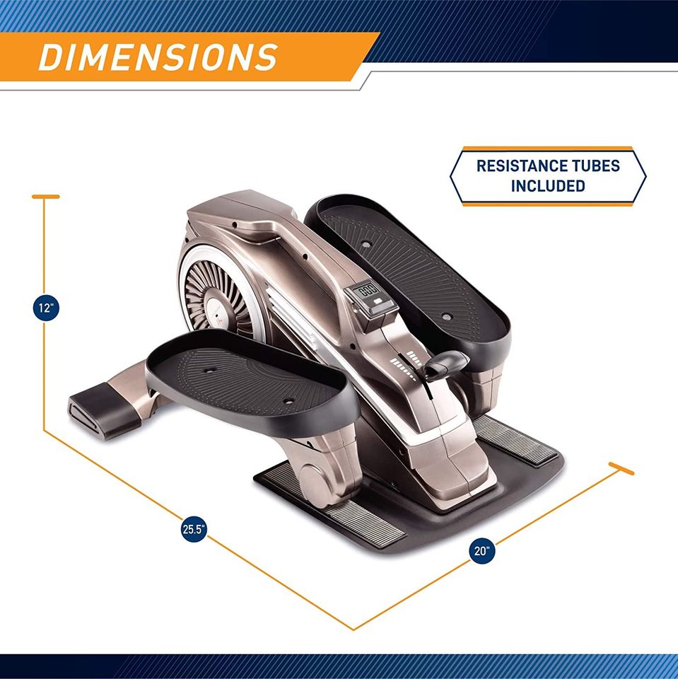 Bionic Under-Desk Elliptical Mini Stepper