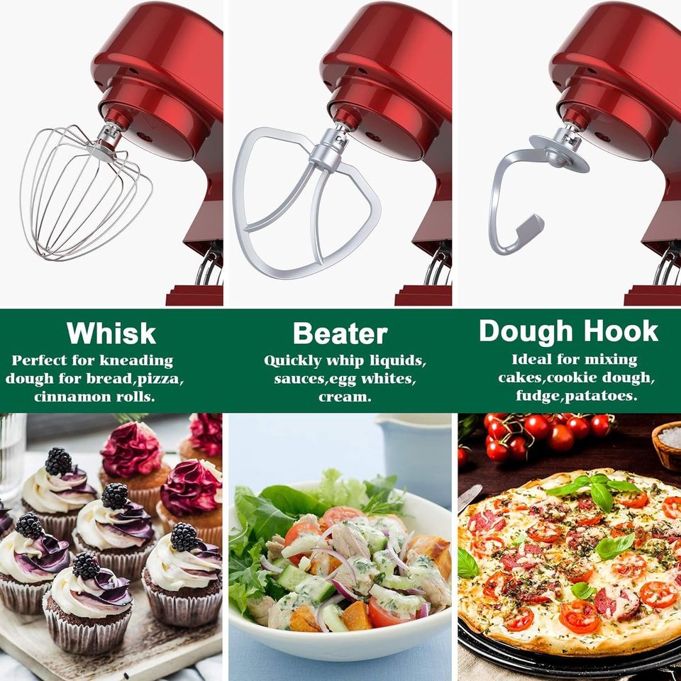 6-Speed 8.5 Qt Electric Kitchen Mixer