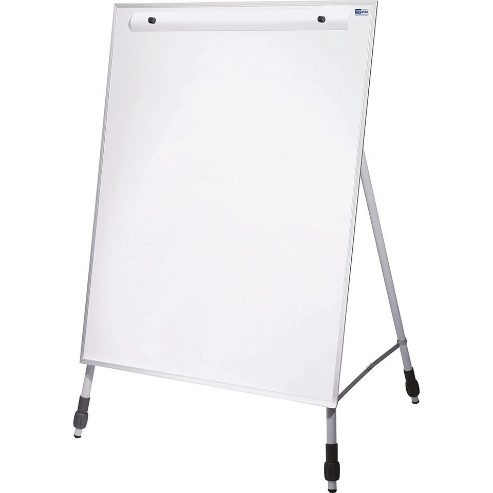Flipside Dry Erase Easel with Adjustable Legs