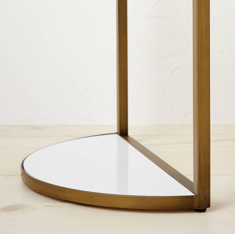 Brushed Brass Desk/Decor Table - CLEARANCE