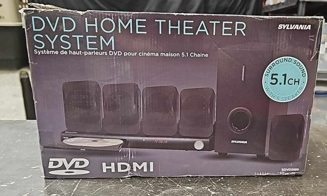 Sylvania DVD Home Theatre System with 5.1CH Surround Sound