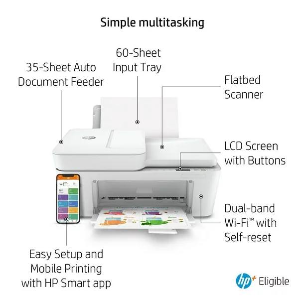 HP DeskJet 4132e Wireless All-in-One Inkjet Printer