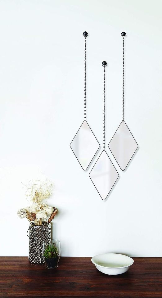 Umbra Trio Decorative Diamond Mirror Set