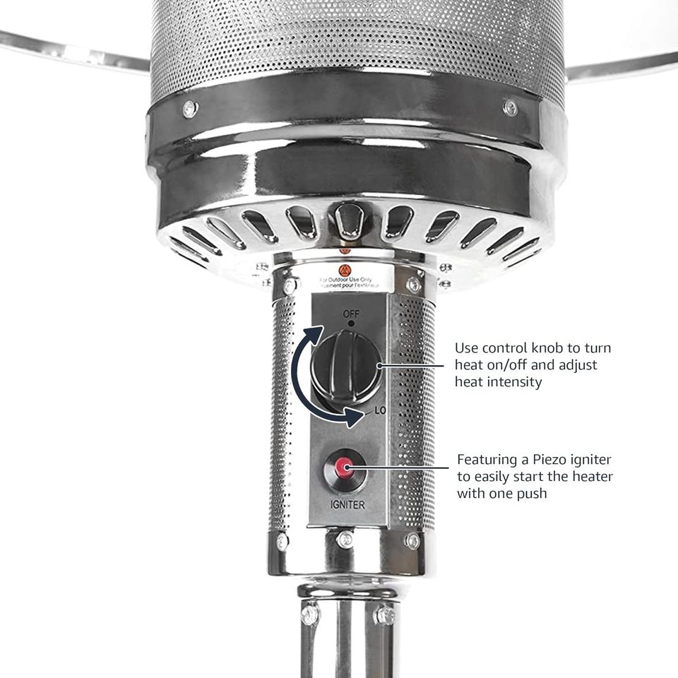 46,000 BTU Outdoor Patio Heater - Bronze