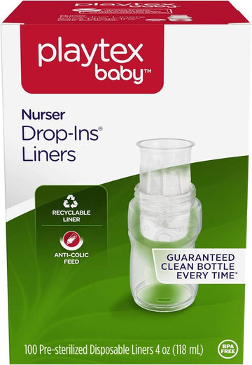 Playtex Baby Bottle Drop In Disposable Liners - 100 Count