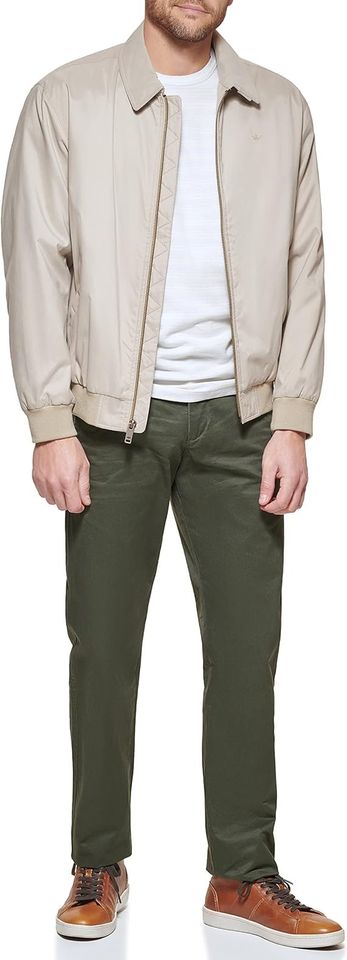 Dockers Mens Micro Twill Golf Bomber Jacket - XL