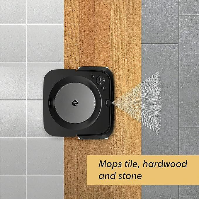 iRobot Braava Jet m6 (6113) Ultimate Robot Mop- Wi-Fi Connected