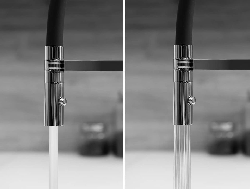 5-Way Solid Stainless Steel Kitchen Mixer Tap