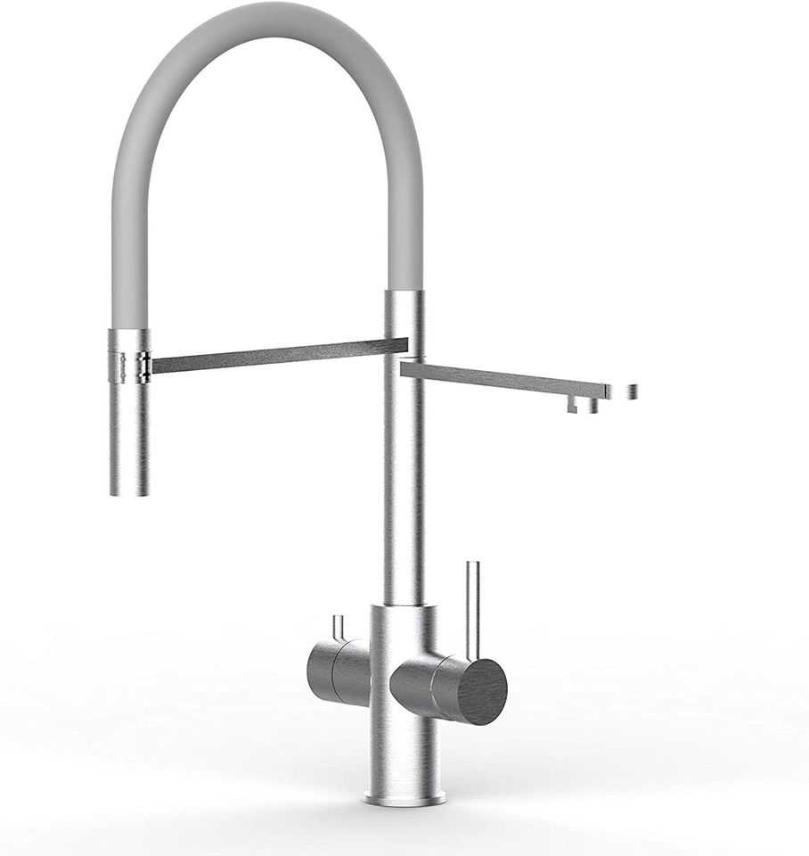 5-Way Solid Stainless Steel Kitchen Mixer Tap