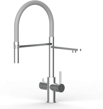 5-Way Solid Stainless Steel Kitchen Mixer Tap
