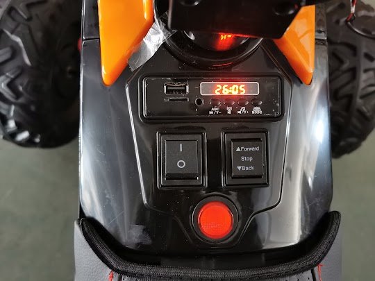 24V Black & Orange KID’S RIDE-ON ATV
