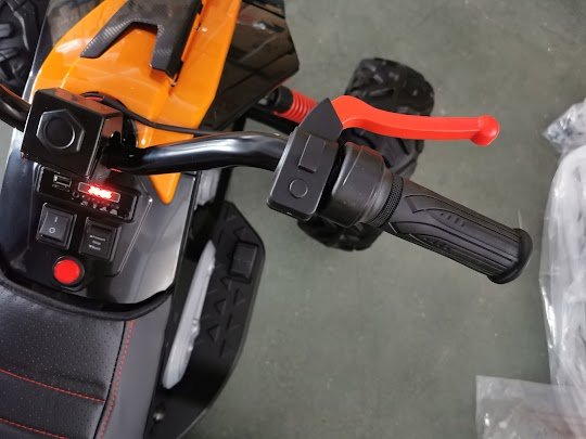 24V Black & Orange KID’S RIDE-ON ATV