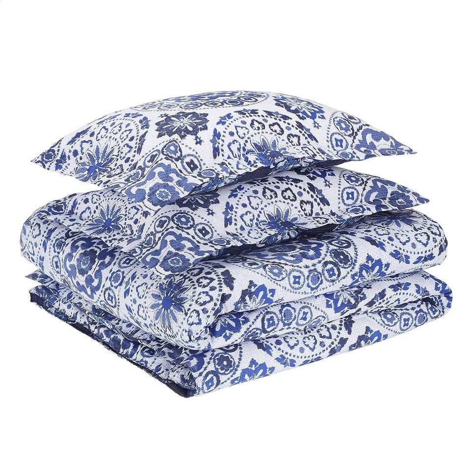 Full/Queen - Ultra-Soft Light-Weight Microfiber Reversible Comforter Bedding Set