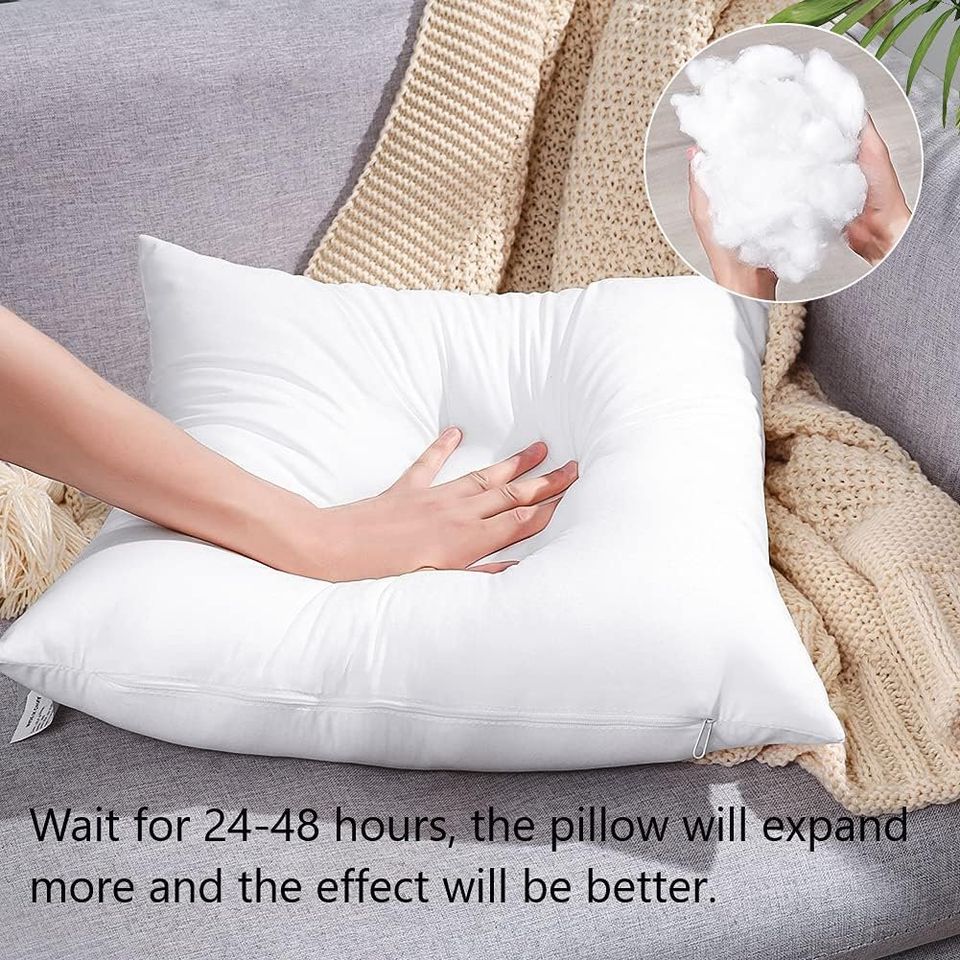 18 x 18 Inches Throw Pillow Inserts - Set of 4