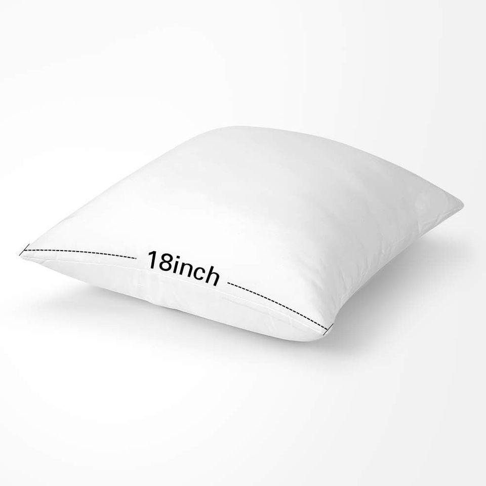 18 x 18 Inches Throw Pillow Inserts - Set of 4
