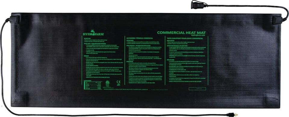 Hydrofarm Seedling Heat Mat with 6-Feet Cord