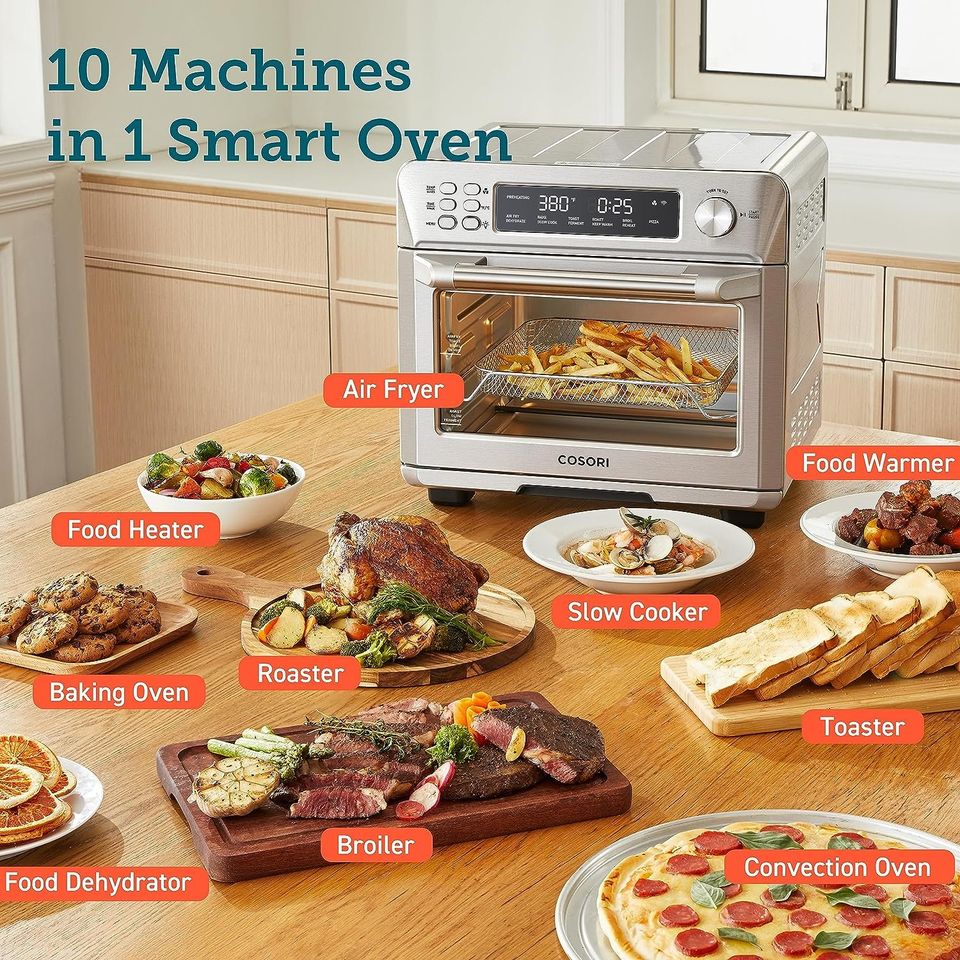 26QT COSORI Toaster Oven Air Fryer Combo