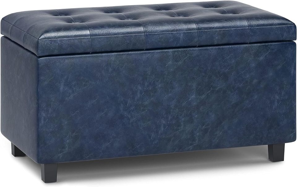 34" Cosmopolitan Storage Ottoman