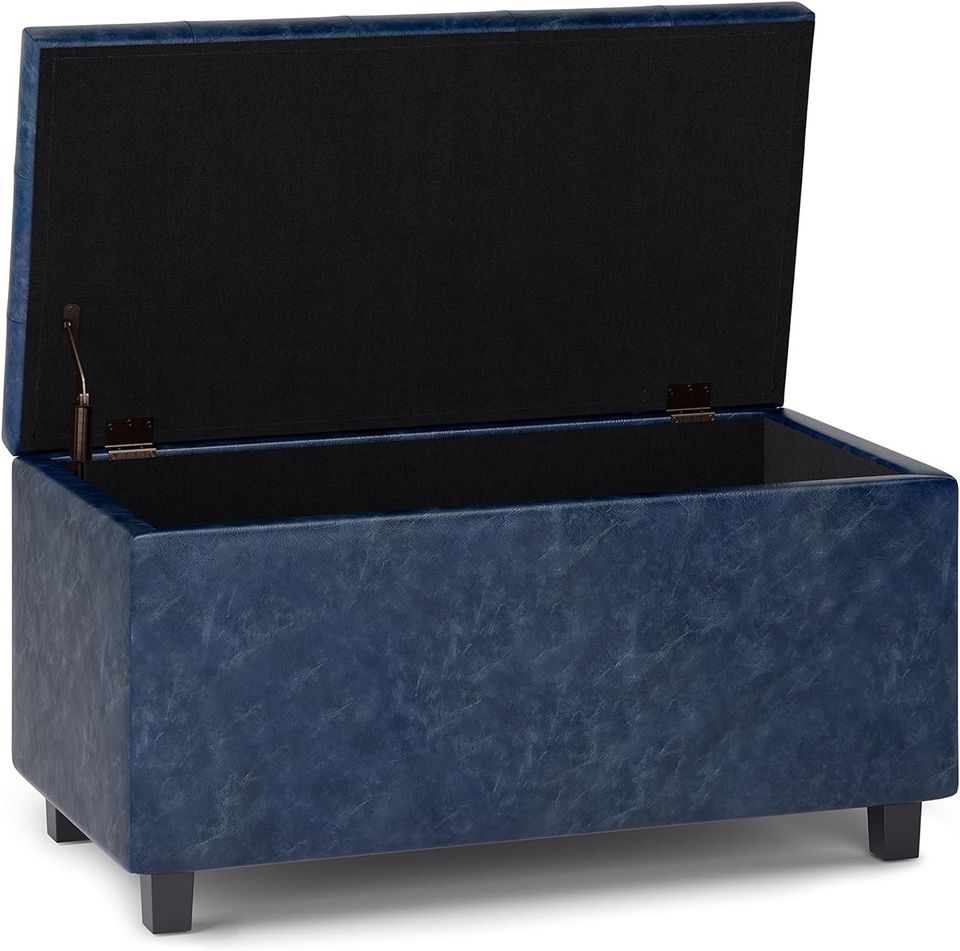 34" Cosmopolitan Storage Ottoman