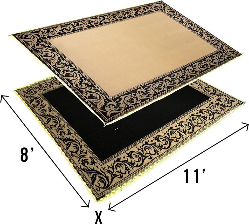 8' x 11' Reversible LED Illuminated Outdoor Camping Mat