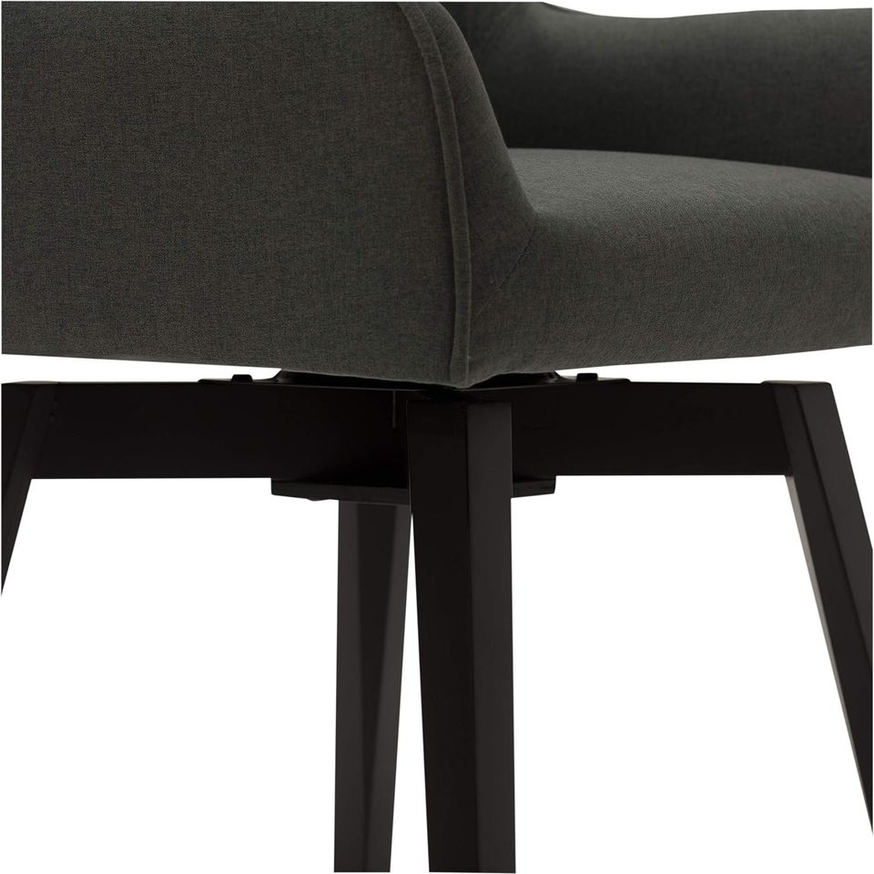 Contemporary Swivel, Rotating, Upholstered Accent Chair
