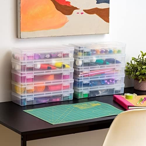 Large Plastic Hobby Art Craft Supply Oraganizer - 10 Pack