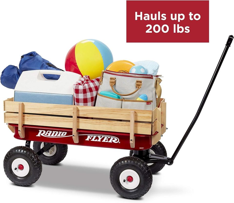 Radio Flyer Full Size All-Terrain Steel & Wood Wagon